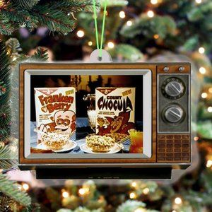 Count Chocula First Ad TV Set Retro Christmas Tree Holiday Ornament NEW